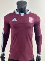 Player version 26-27 Aston Villa Home Red Long-sleeved Soccer Jersey AAA