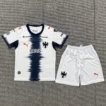 2026-2027 Monterey  Away White kids/youth  Soccer uniform