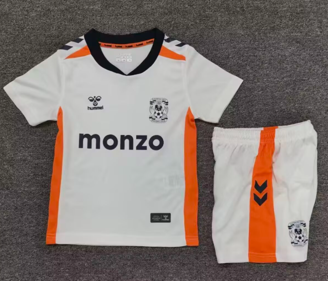 6f8476b8-b791-44de-a55a-10fd65a93997 2026-2027 Coventry City Away White kids/youth Soccer uniform - Image 1