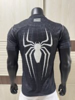 Player version 26-27  Spider-Man Barcelona Black Soccer Jersey AAA - Image 5