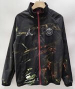 26-27 Double-sided Paris Black Windbreaker  Soccer Jacket - Image 3