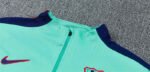 26-27 Barcelona Lake Green  Thailand Soccer Tracksuit Uniform - Image 4