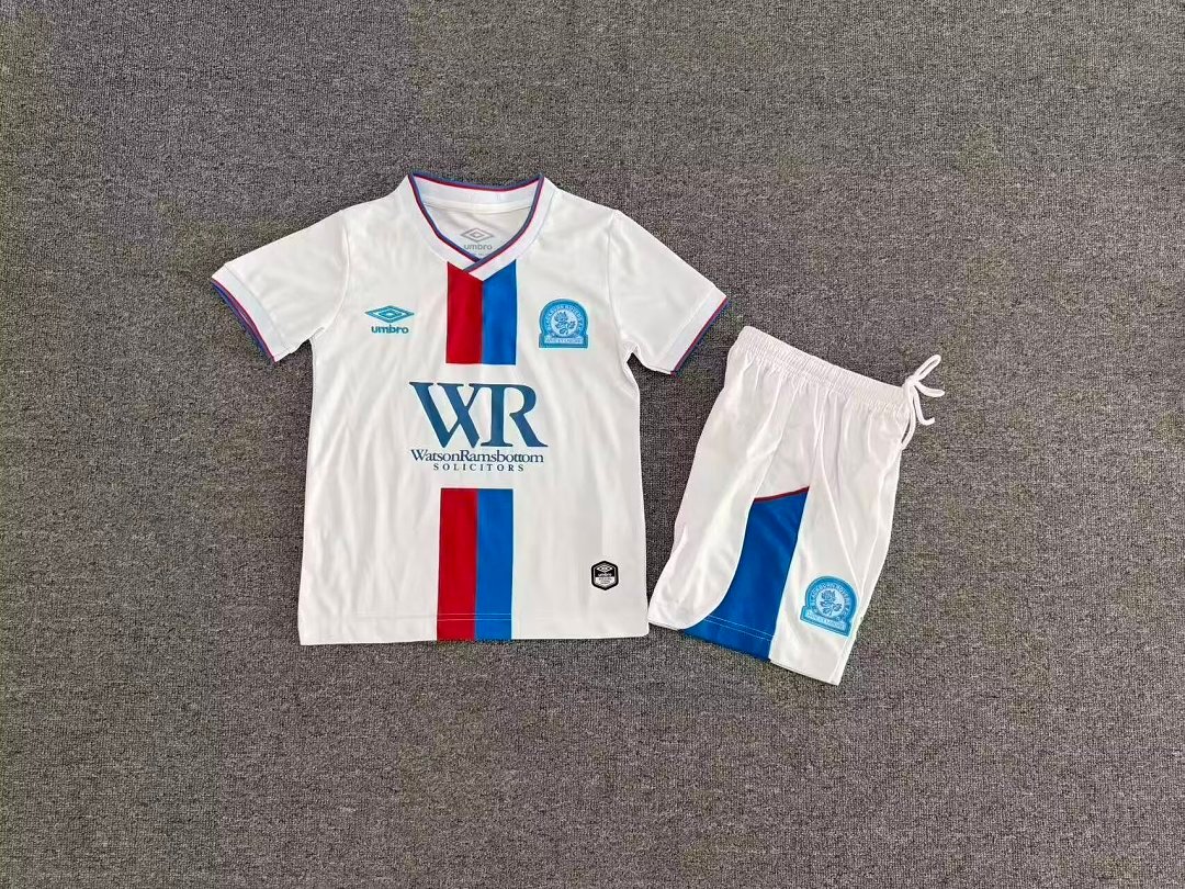 745086b6 2026-2027 Blackburn Rovers Third Away White kids/youth Soccer uniform - Image 1