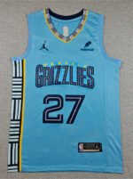 2026  NBA Memphis Grizzlies Light Grey #27 Jersey