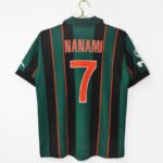#7 NANAMI Retro 1999-2000  Venezia  Home Black Green Soccer Soccer Jersey AAA - Image 3