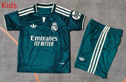 2026-27 Real Madrid Away Blue kids/youth Soccer uniform
