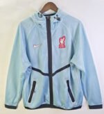 2026 Liverpool Light Blue Windbreaker  Soccer Jacket