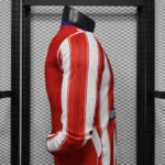 Player version 2026-2027 Atletico Madrid Home Red White  Long sleeves Soccer Jersey AAA - Image 4