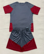 2026-2027  Aston Villa Grey Red Soccer Uniform - Image 2