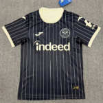 (S-4XL) 26-27 Brentford Away Black White Soccer Jersey AAA