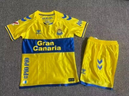 2026-27  Las Palmas Home Yellow  kids/youth Soccer uniform