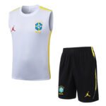 2026-2027 Brazil White Vest Soccer Uniform