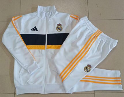 26-27 Real Madrid White  Thailand Soccer Jacket Uniform