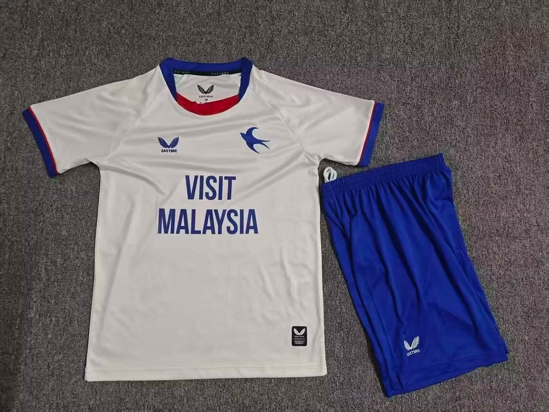 846c0226 2026-2027 Cardiff City Away White kids/youth Soccer uniform - Image 1