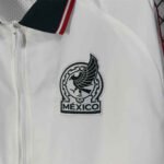26-27 Mexico White Windbreaker  Soccer Jacket - Image 3