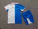2026-2027 Blackburn Rovers Home Blue White kids/youth  Soccer uniform - Image 2
