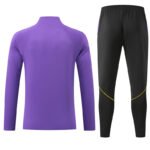 26-27 Barcelona Purple Thailand Soccer Tracksuit Uniform - Image 2