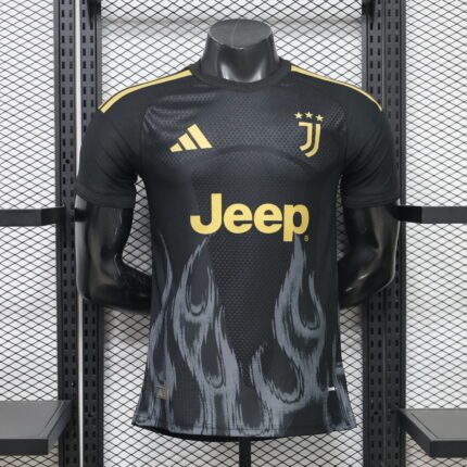 Player version 2026-2027 Juventus Third Away Black Soccer Jersey AAA