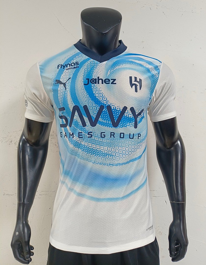 99beac3d Player Version 26-27 Al-Hilal SFC Away Blue White Soccer Jersey AAA - Image 1