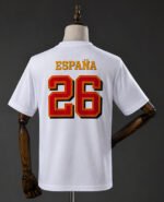 (version 2)2026-2027 Spain White Soccer T-shirt - Image 2