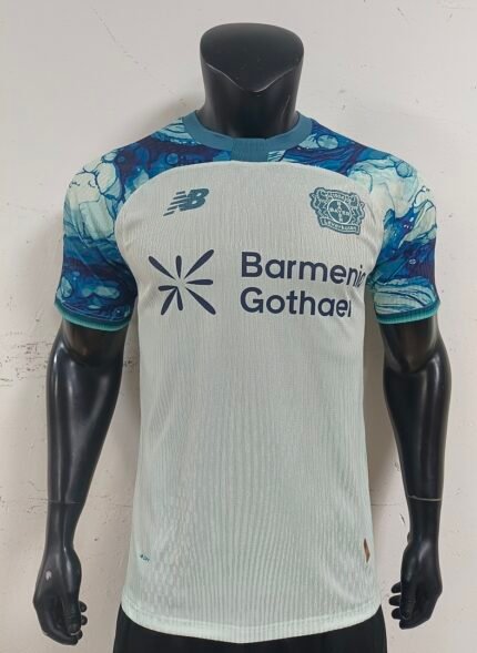 Player Version 26-27 Leverkusen  Away Blue Soccer Jersey AAA