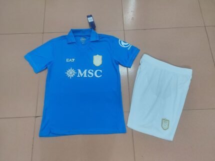 2026-2027 Napoli Home Blue Soccer Uniform