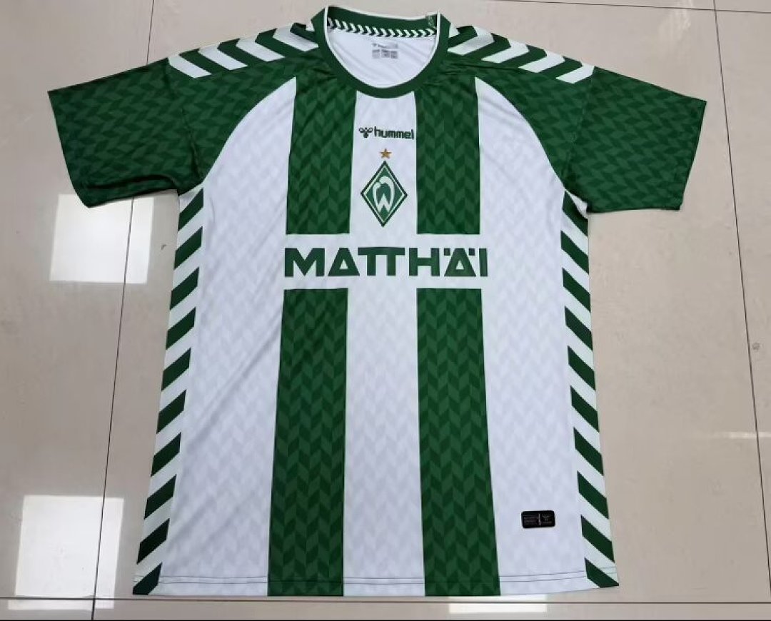 9dcbc373 2026-2027 Werder Bremen Home White Green Soccer Jersey AAA - Image 1