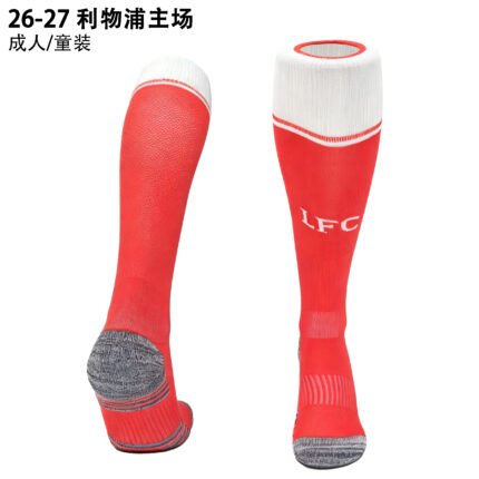 2026-27 Liverpool Home Red kids Soccer Socks