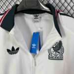 26-27 Mexico White Windbreaker  Soccer Jacket - Image 4