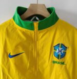 26-27 Brazil Yellow Windbreaker  Soccer Jacket - Image 2