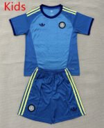 2026-2027 Leeds United Goalkeeper Blue kids/youth  Soccer uniform