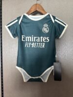 2026-2027 Real Madrid Away Green Baby Soccer uniform