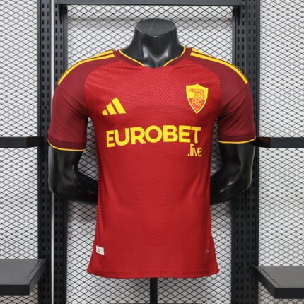 Player version 2026-2027 Roma Home Red Soccer Jersey AAA