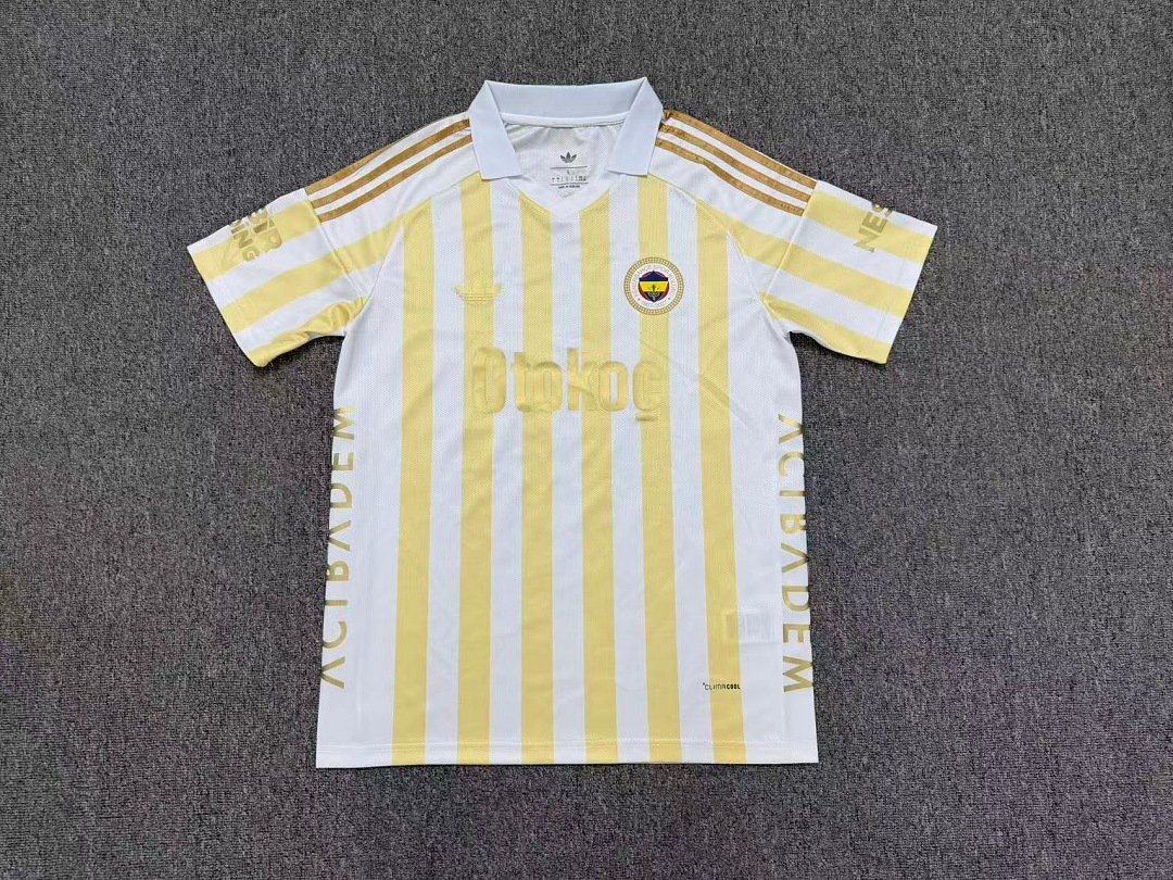 a062faba 2026-27 Fenerbahce Away Yellow White Soccer Jersey AAA - Image 1