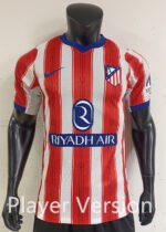 Player version 26-27 Atletico Madrid Home Red White  Soccer Jersey AAA