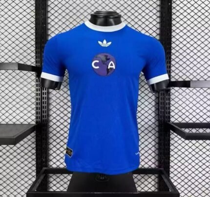 Player Version 100th 26-27 Club America Blue  Soccer Jersey AAA
