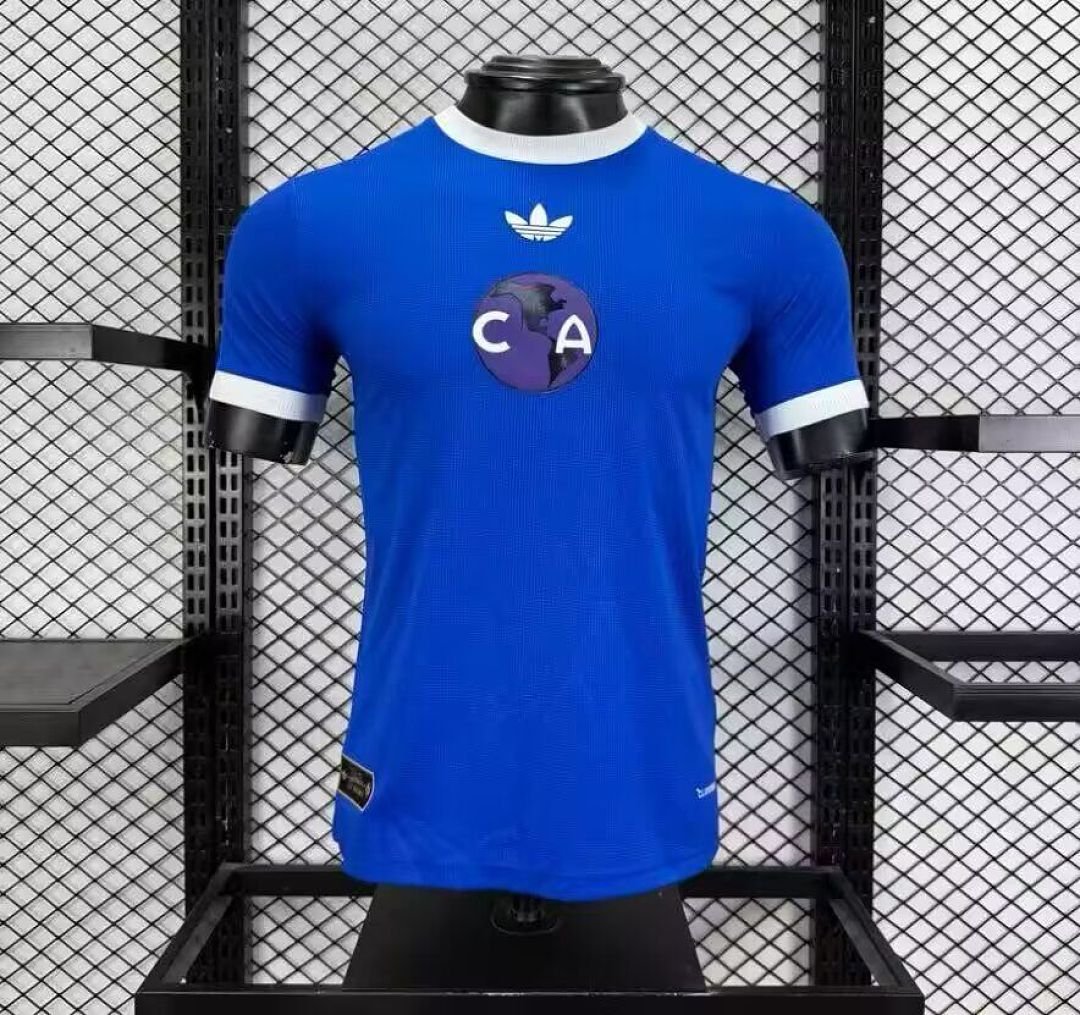 a453e0cf Player Version 100th 26-27 Club America Blue Soccer Jersey AAA - Image 1