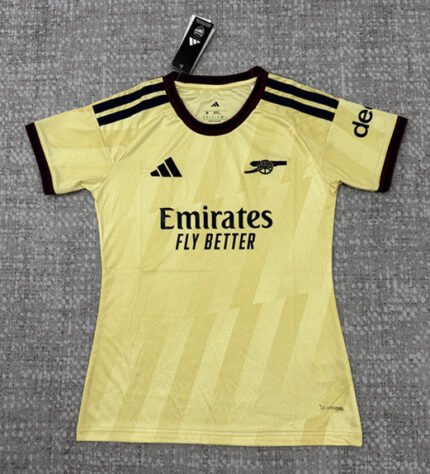 2026-27 Arsenal 2nd Away Yellow Women Soccer Jersey AAA