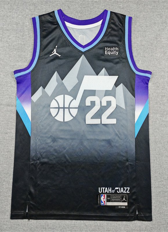 a60ba0d5 2026 NBA Utah Jazz Black #22 Jersey - Image 1