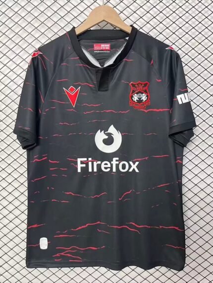 2026-2027 Wrexham  Away Black Soccer Jersey AAA