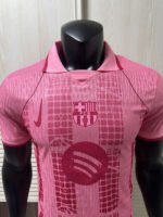 Player version 26-27 Barcelona Pink Soccer Jersey AAA - Image 4