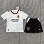 2026-2027 AC Milan Away White kids/youth  Soccer uniform