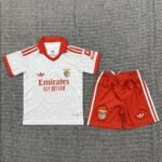 2026-2027 Benfica Away White kids/youth  Soccer uniform