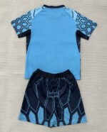 2026-2027  Olympique de Marseille Goalkeeper Black Blue kids/youth  Soccer uniform - Image 2