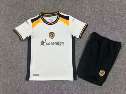 2026-2027 Hull City Away White  kids/youth  Soccer uniform
