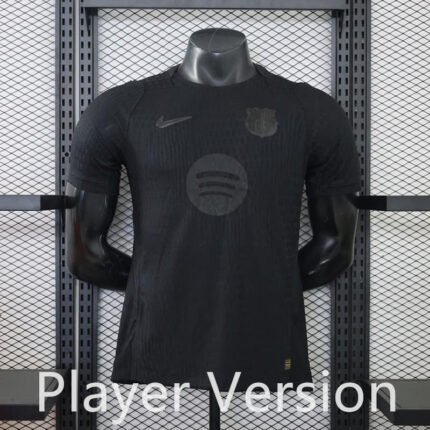 Player version 26-27  Barcelona Black Soccer Jersey AAA