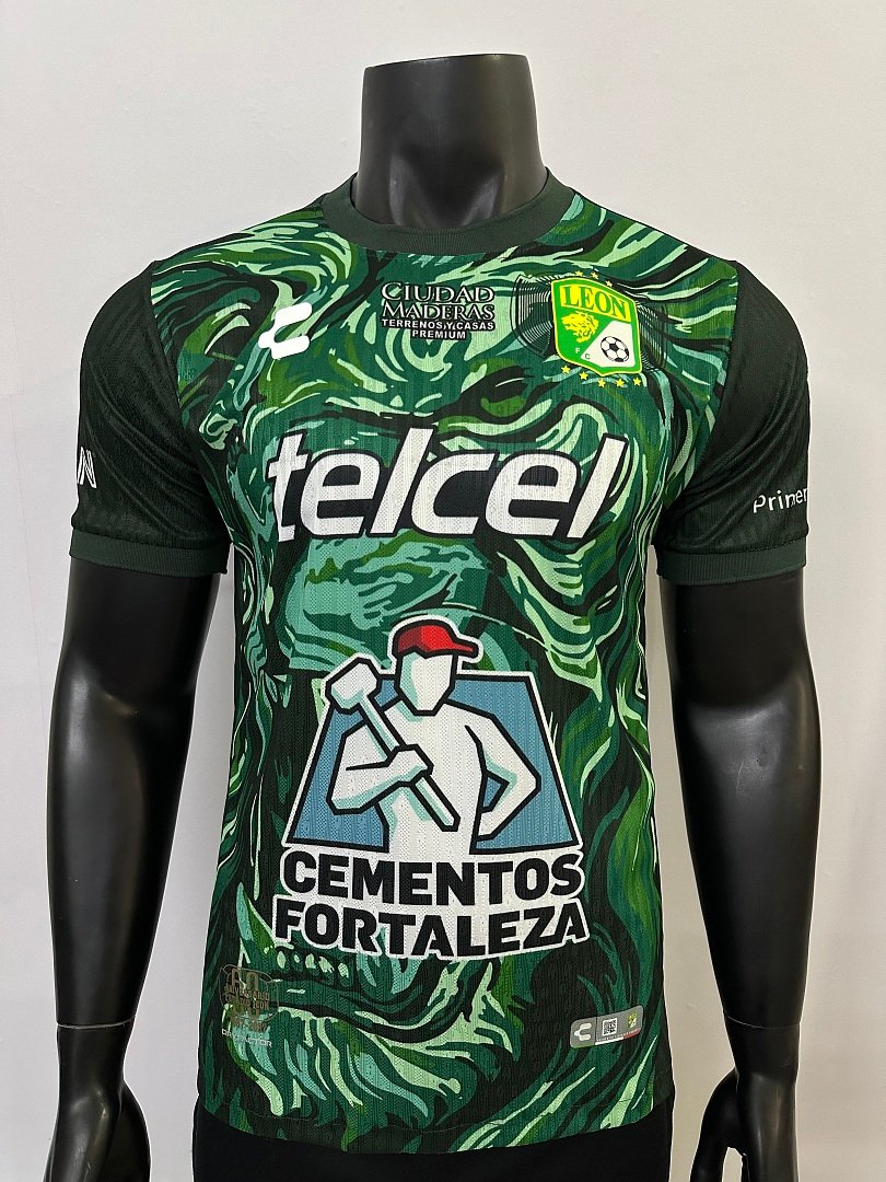 b09b4d8d Player Version 2026-2027 Leon Home Green Soccer Jersey AAA - Image 1