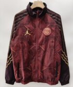 26-27 Double-sided Paris Black Windbreaker  Soccer Jacket