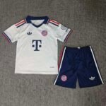 2026-2027  Bayern Away White kids/youth  Soccer uniform