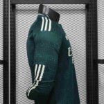 Player version 2026-2027 Real Madrid Away Green Long sleeves Soccer Jersey AAA - Image 4
